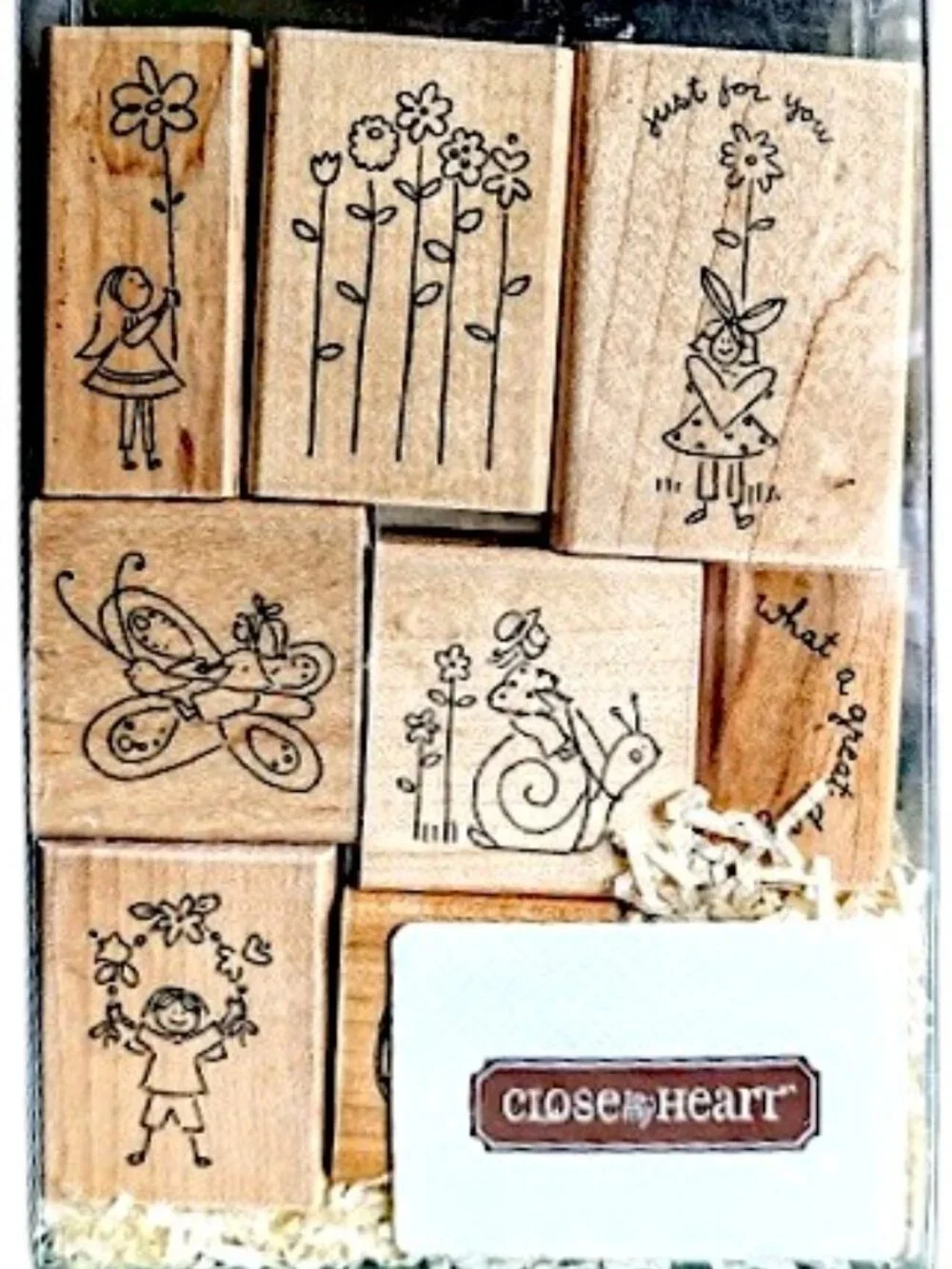 Close-To-The_Heart Rubber Stamp Set, Never Used, In Package